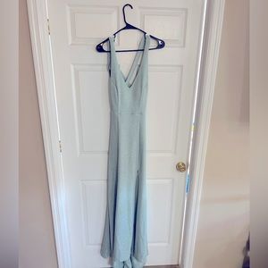 Sparkly dress with slit for prom wedding or fancy event size 9